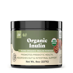 Pure Organic Inulin Powder - 8oz bottle