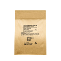 Calcium lactate powder close-up texture
