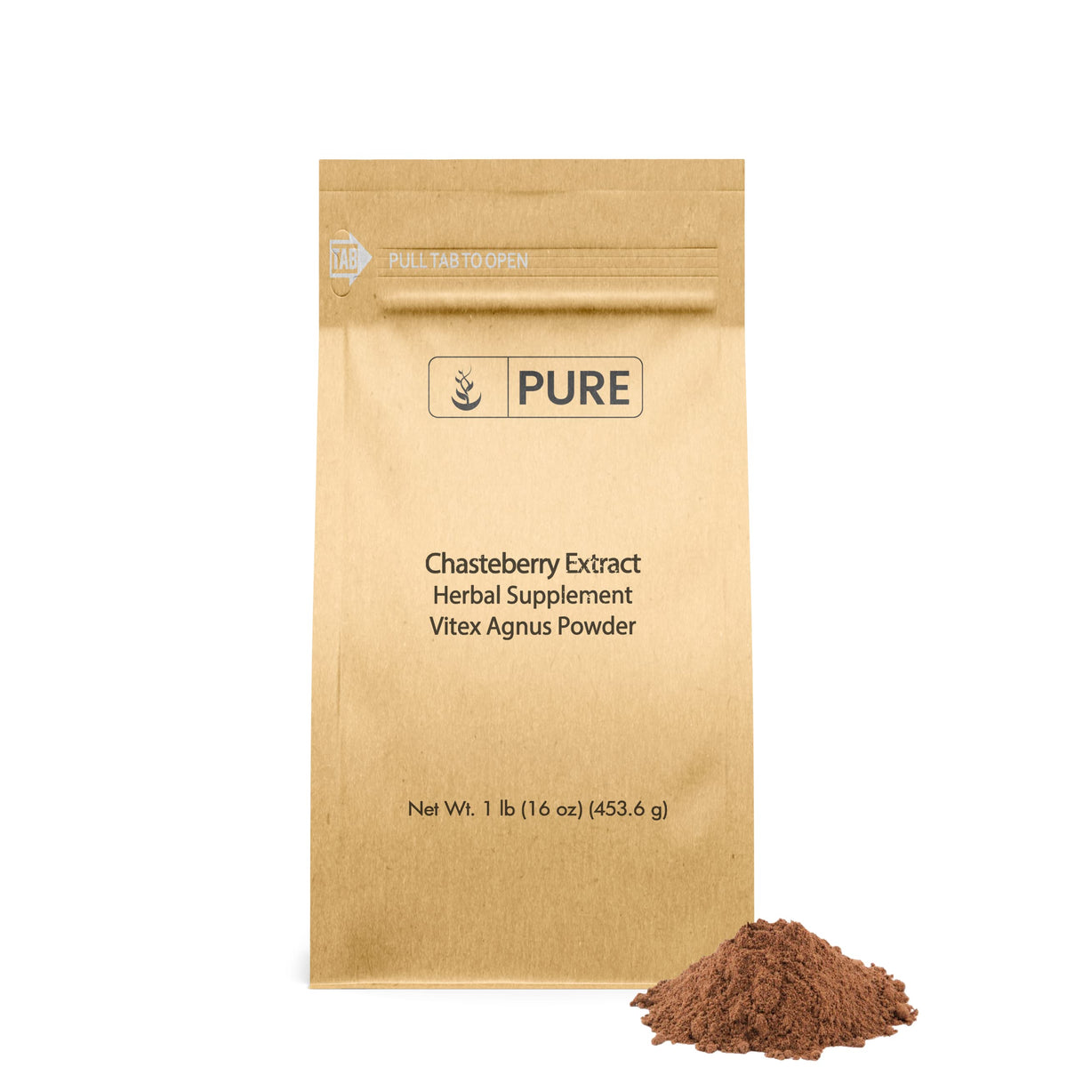 Pure Original Chasteberry Extract Powder (1lb) packaging