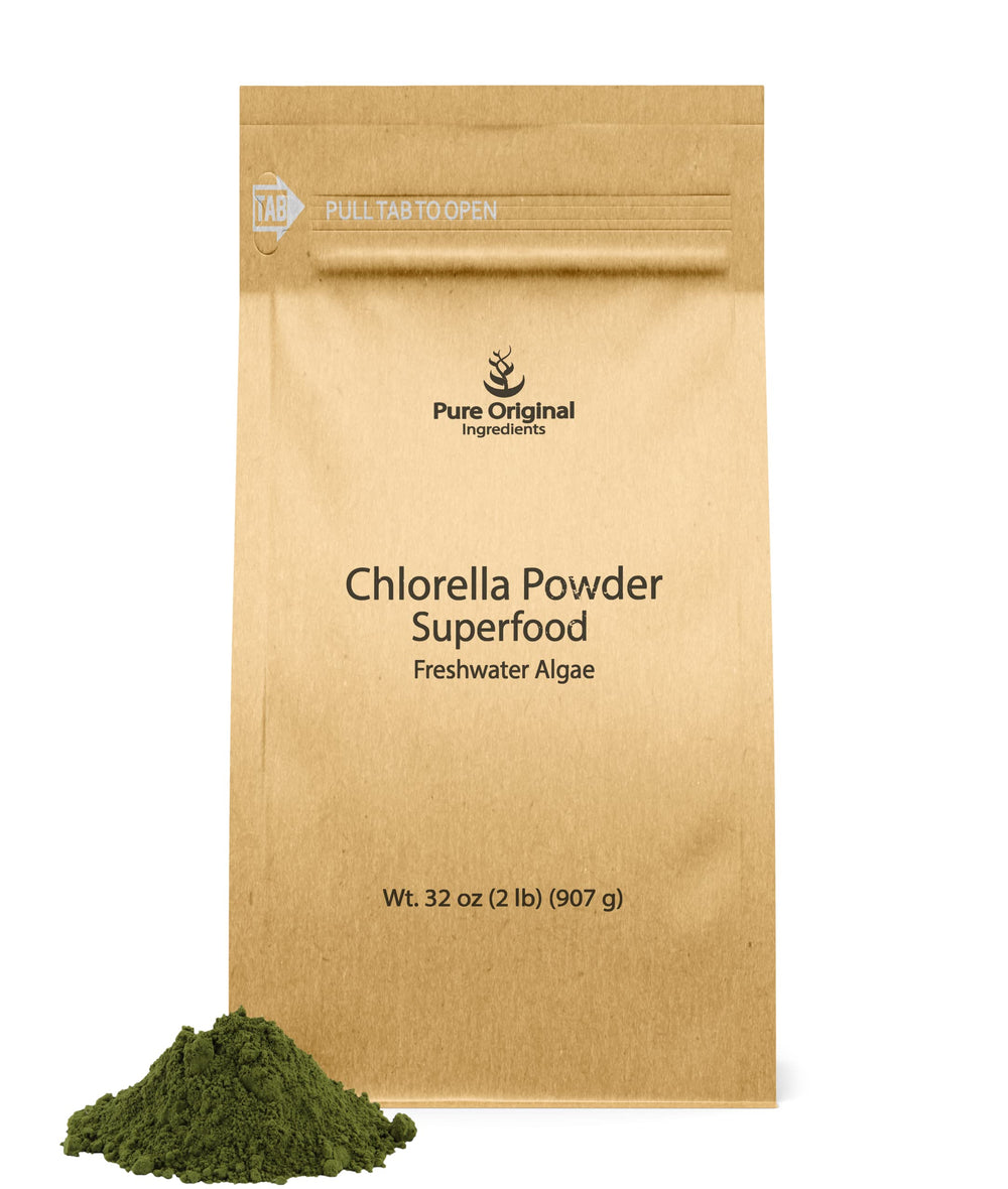 Pure Original Ingredients Chlorella Powder 2 lb bag