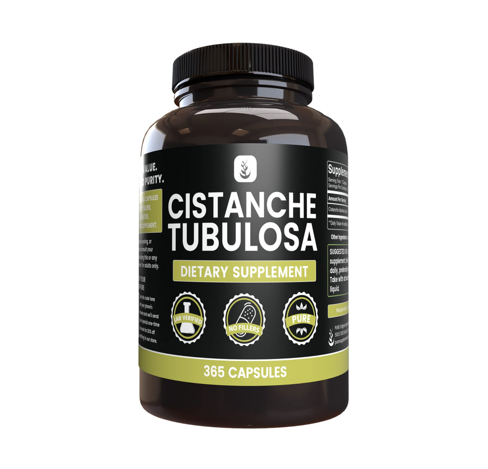 Bottle of Pure Original Cistanche Tubulosa capsules