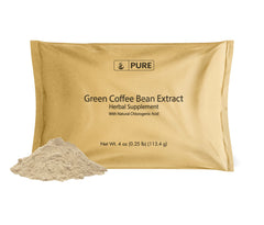 Front label of Pure Original Ingredients Green Coffee Bean Extract (4oz) unroasted