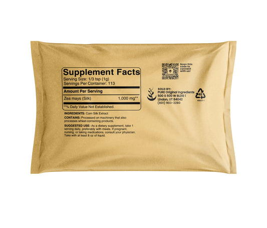 Pure Original Ingredients label - No additives