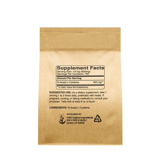 Pure Original Ingredients NAC powder with no fillers