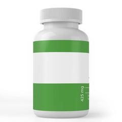 Okra Extract 100 Capsules bottle with label close-up