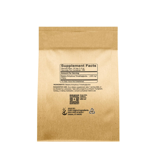 Pure Original Ingredients TMG Powder 8 oz – packaging image