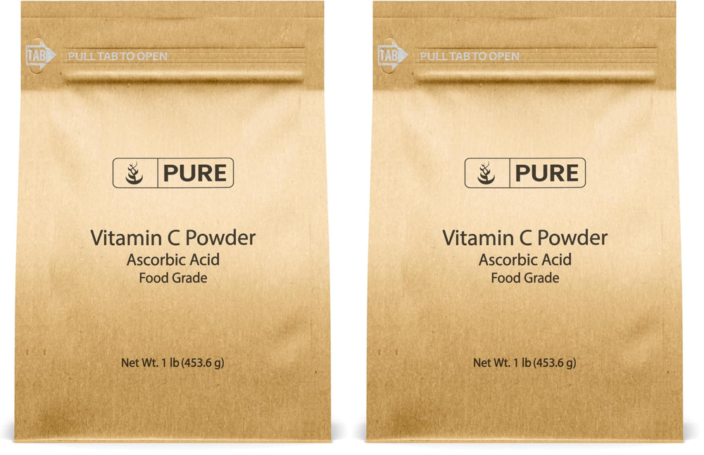 Pure Original Ingredients Vitamin C Powder - 1 lb, Pack of 2, Ascorbic Acid, Non-GMO