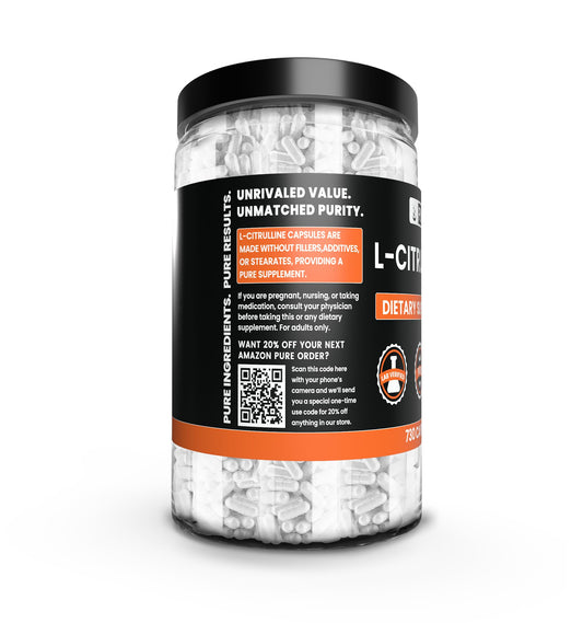 Bottle label with lab verified purity seal