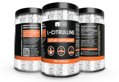 L-Citrulline capsule close-up emphasizing single-ingredient content