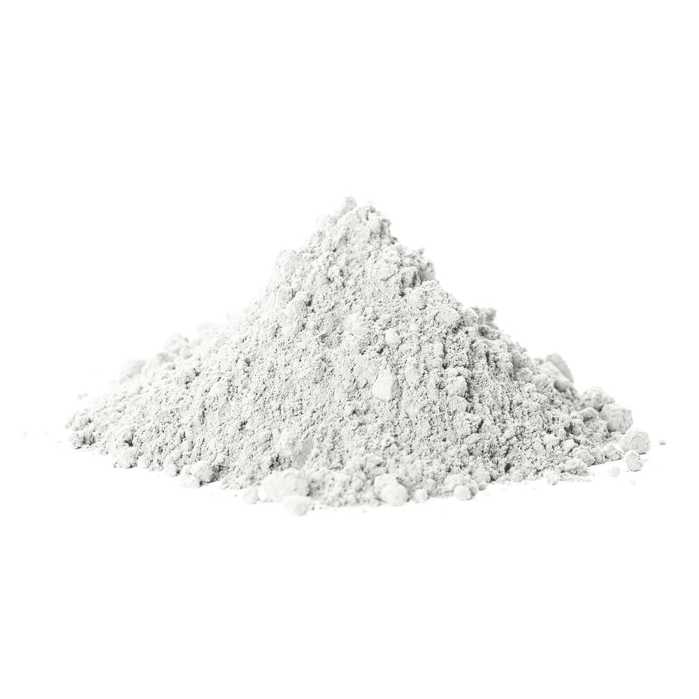 Magnesium carbonate powder in a bowl