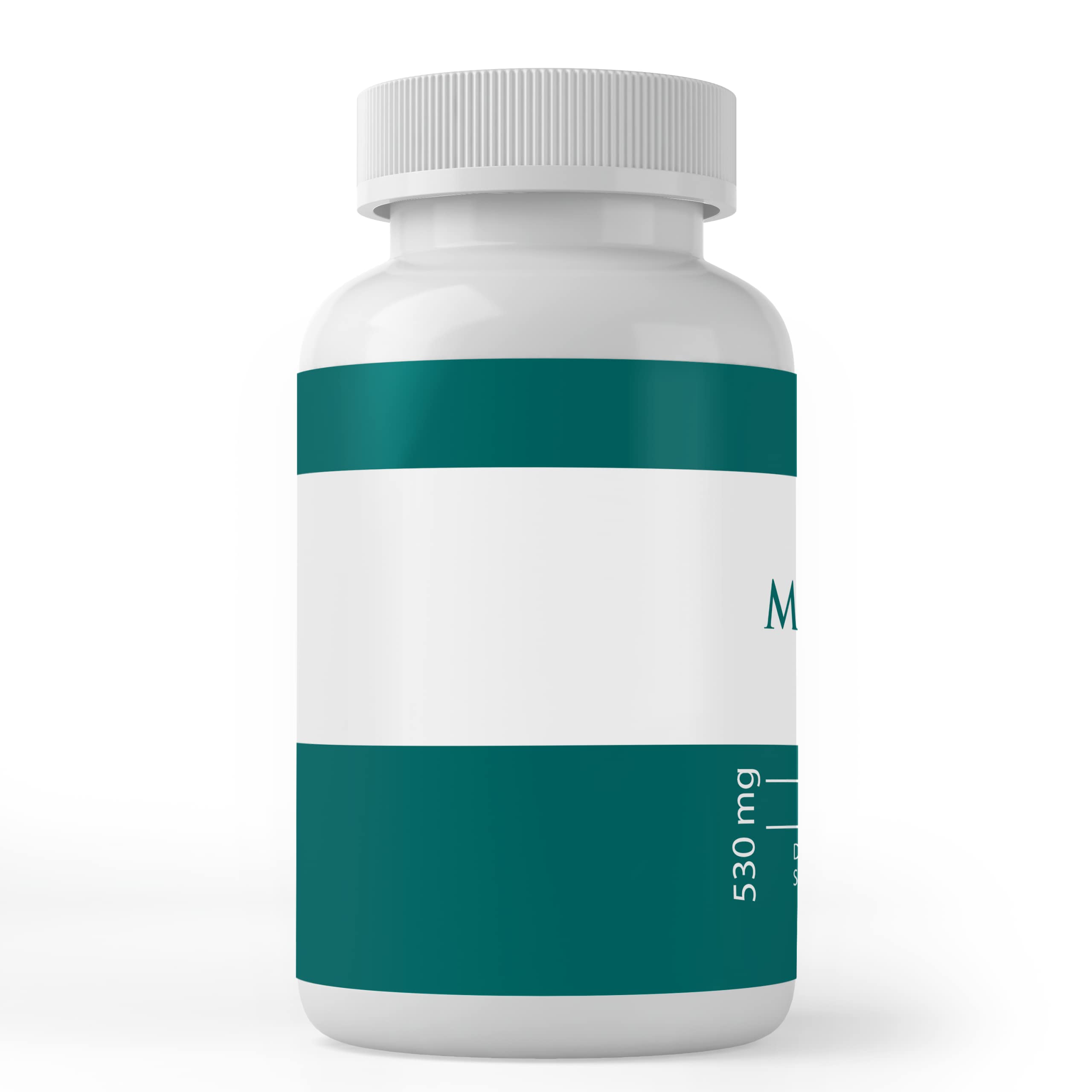 Close-up view of pure original magnesium citrate capsules