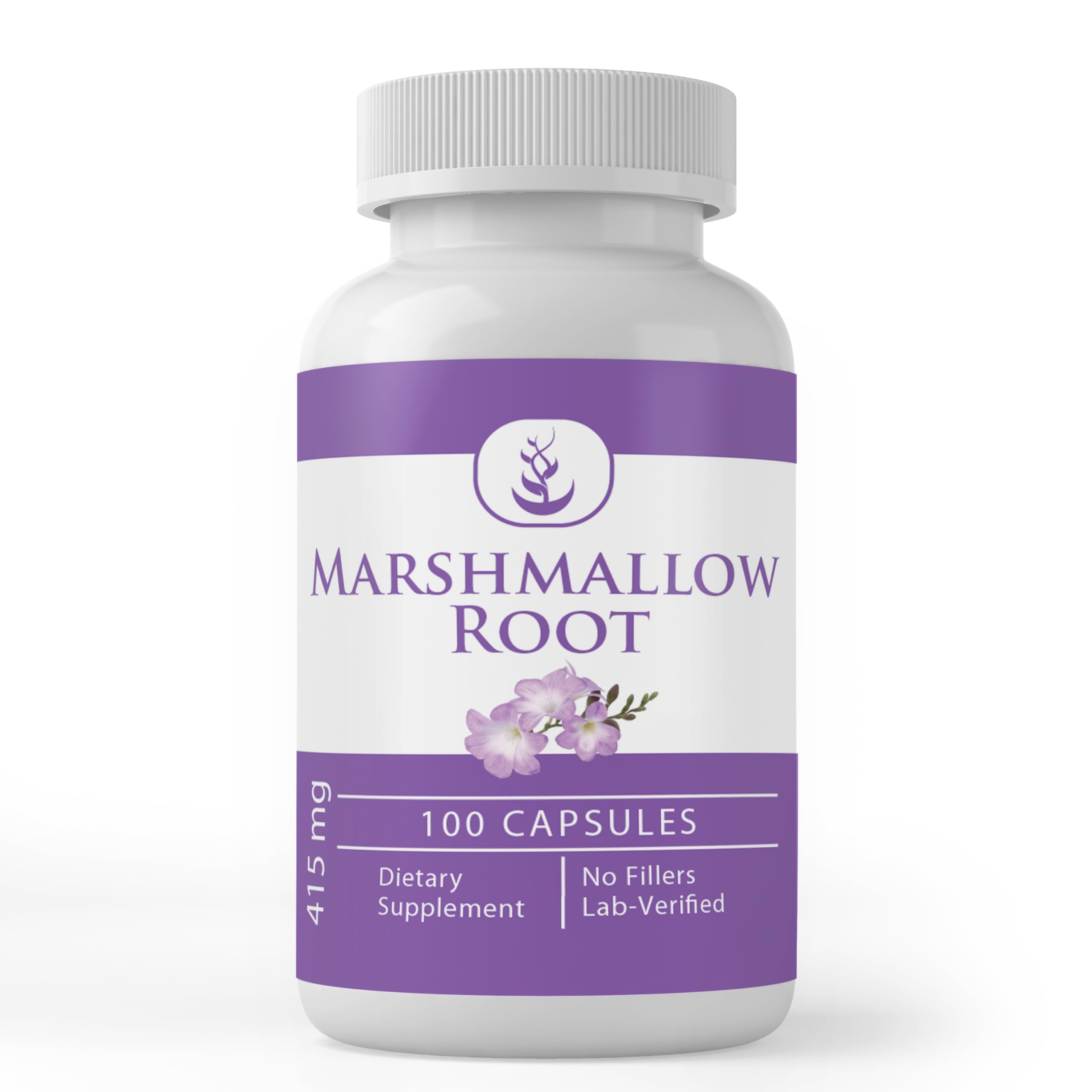 Pure Marshmallow Root Capsules bottle - 100 count