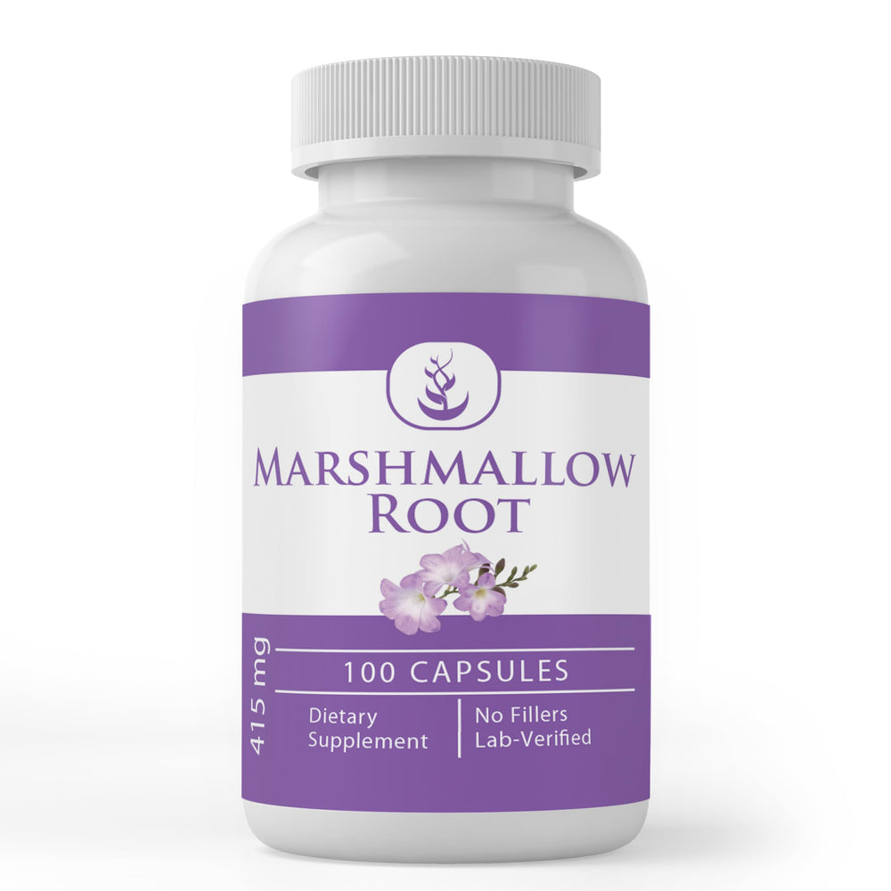 Pure Marshmallow Root Capsules bottle - 100 count