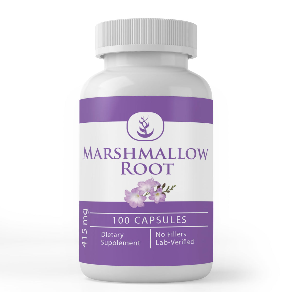 Pure Marshmallow Root Capsules bottle - 100 count