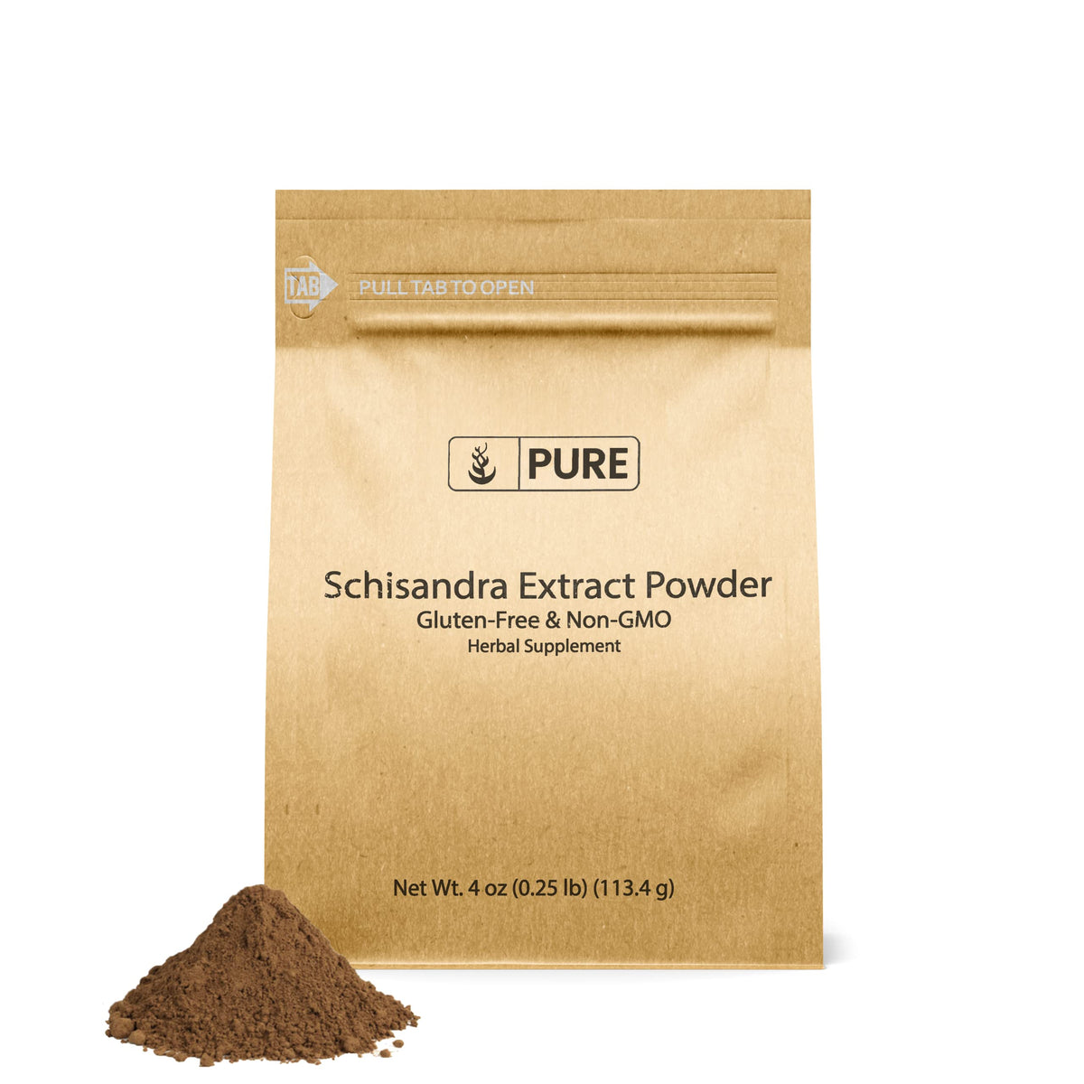 Pure Original Schisandra extract powder in a 4 oz container