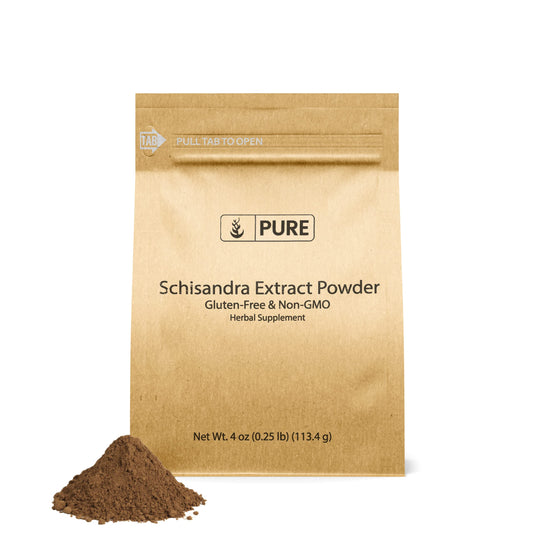 Pure Original Schisandra extract powder in a 4 oz container