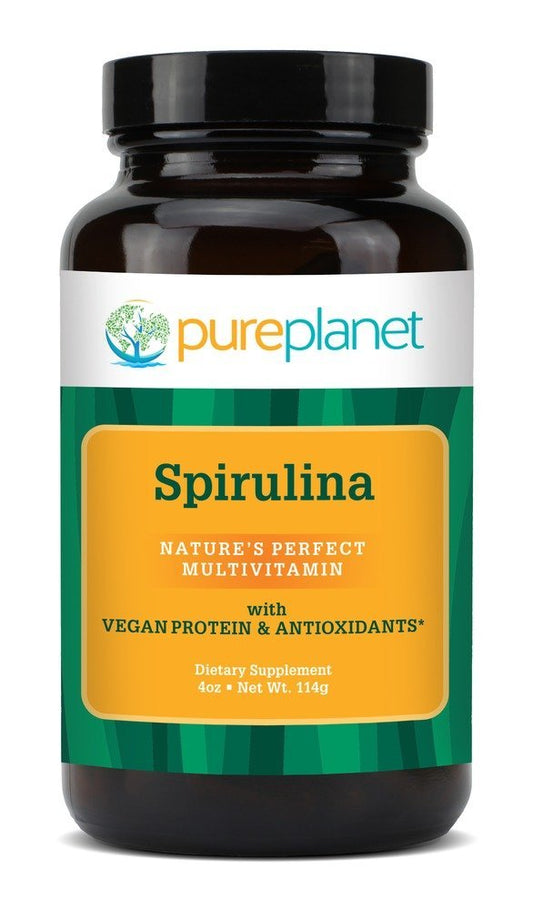 Pure Planet Spirulina Powder 4 oz jar