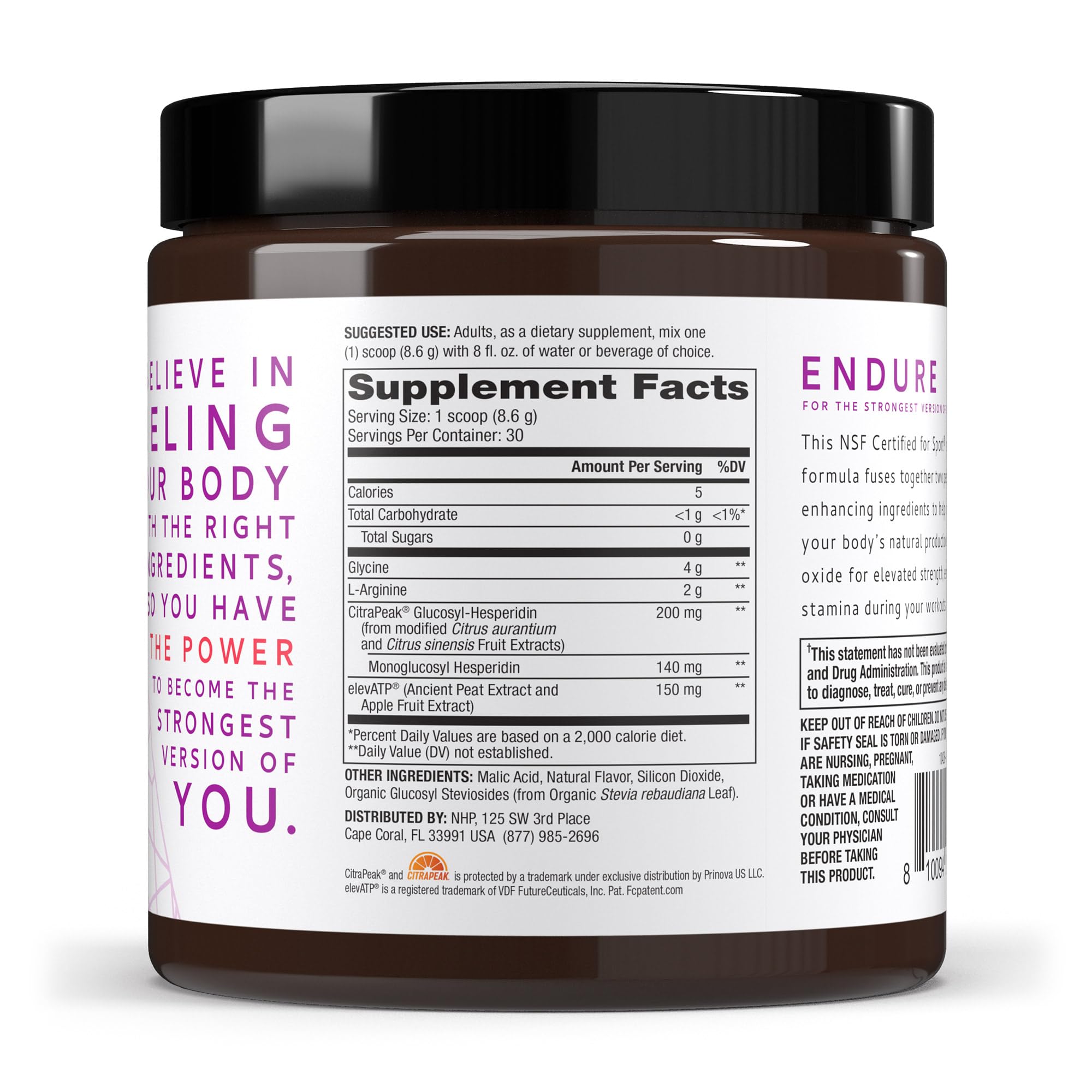 Berry Blast powder with scoop