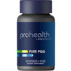 Pure PQQ 40 mg Extra Strength bottle with 30 capsules