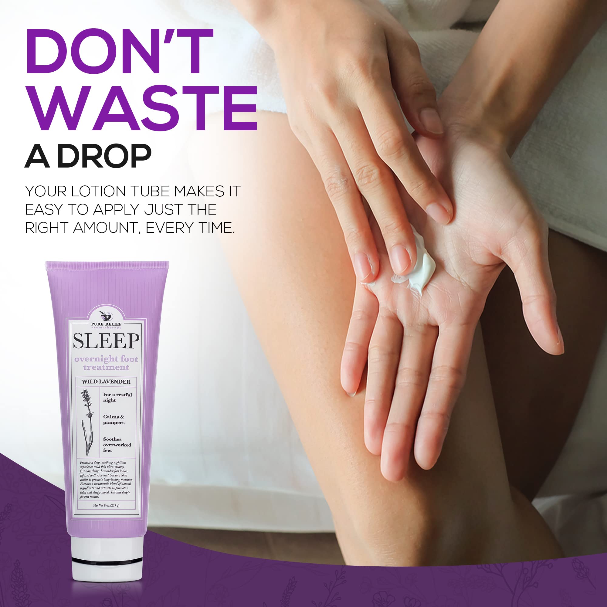 Pure Relief Lotion Pieds – parfum lavande apaisant pour les pieds