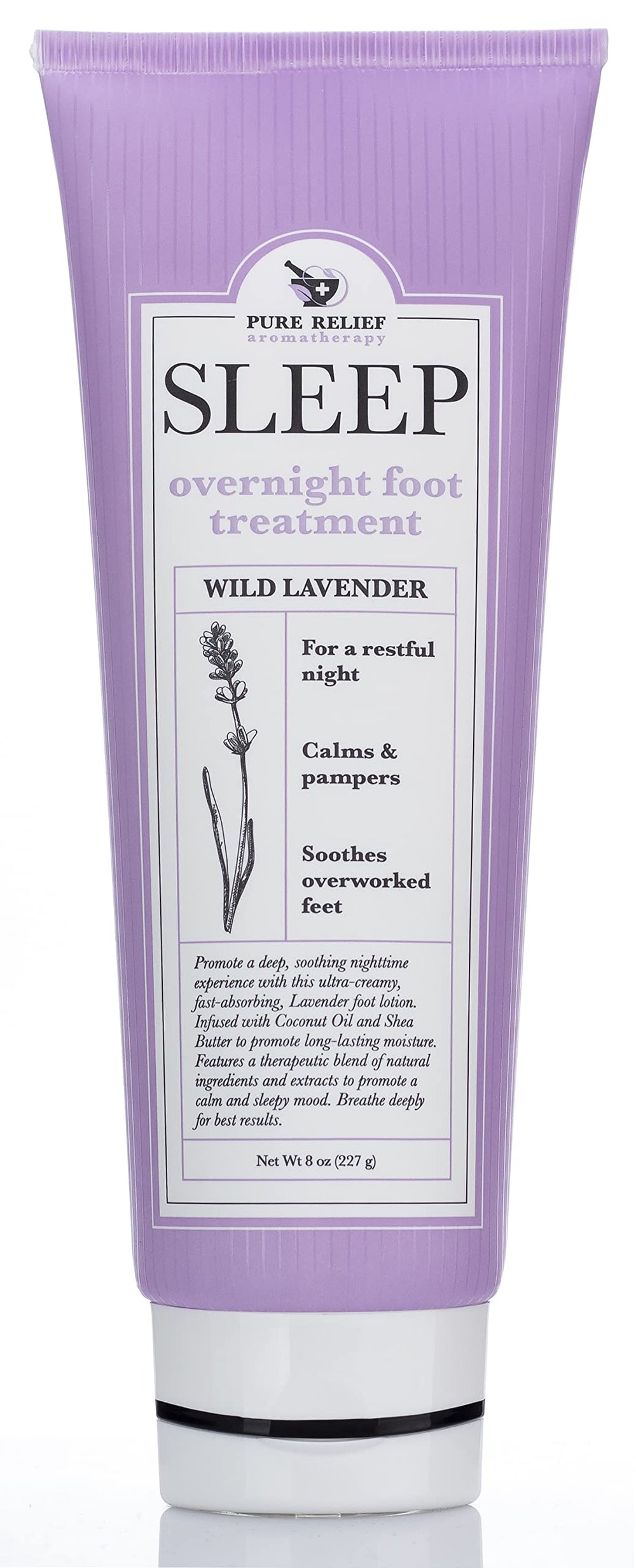Pure Relief Lotion Pieds Relaxante – bouteille montrant hydratation apaisante des pieds