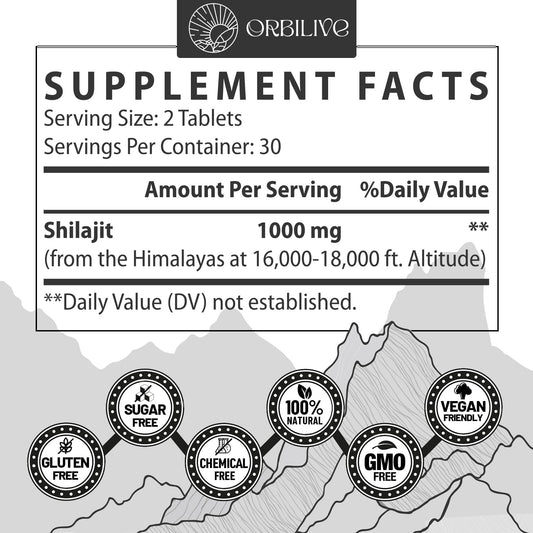Pure Shilajit from the Himalayas with fulvic acid and 85+ minerals