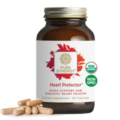 PURE SYNERGY Heart Protector bottle and label