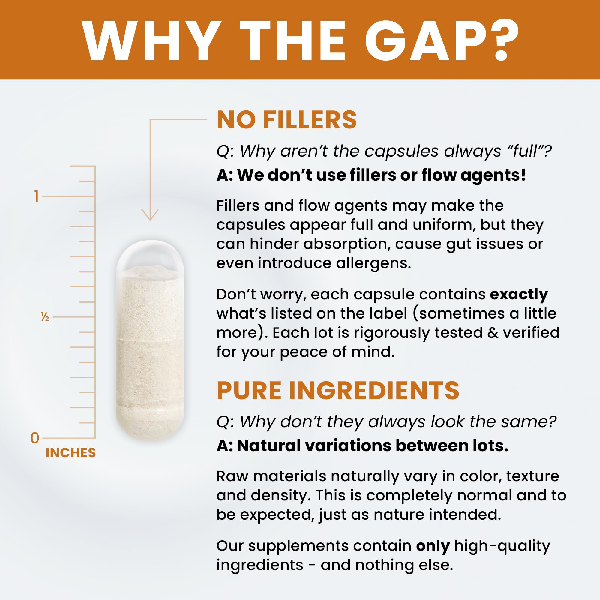 Nutrition label and ingredients on Pure TheraPro Rx Elite Enzymes bottle