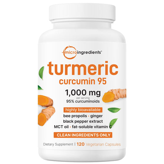 Bottle of Pure Turmeric Curcumin 1000mg