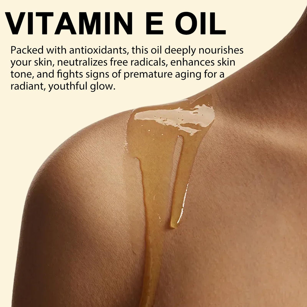Pure Vitamin E Oil travel-friendly 60ml for on-the-go care.