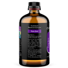 Elegant packaging of Pure Zest Love Potion essential oil blend