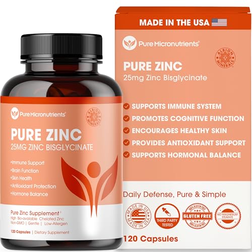 Hero image of Pure Zinc Supplement 25mg TRAACS Bisglycinate Chelate bottle