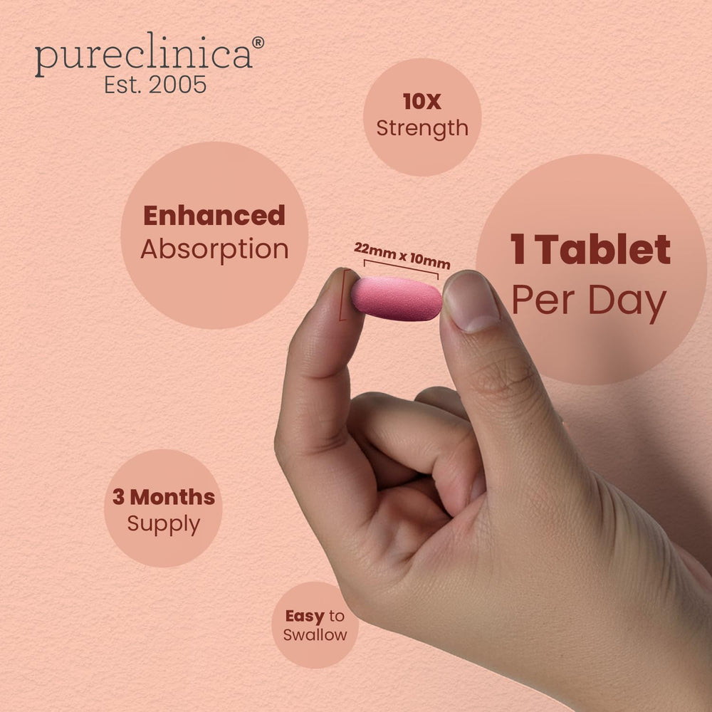 Close-up of a high-absorption resveratrol tablet