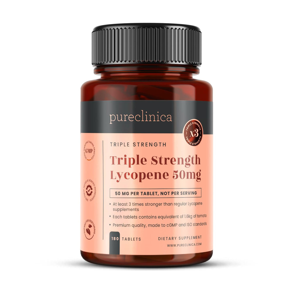 PureClinica Lycopene 50mg bottle front view