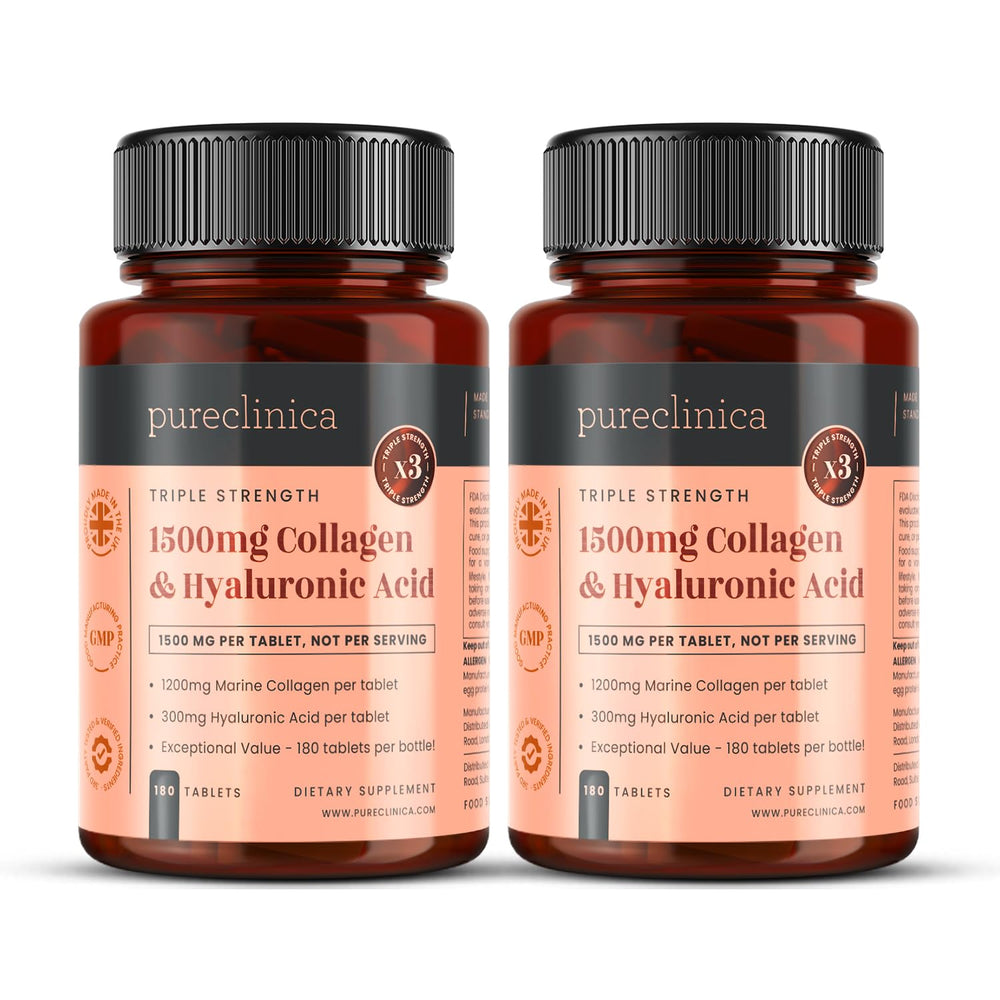 PureClinica UltraColl bottle front – 1500mg collagen per serving