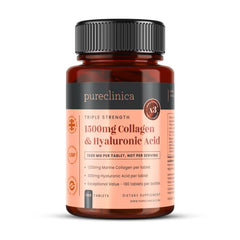 PureClinica UltraColl Collagen + Hyaluronic Acid bottle front label