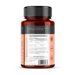 Illustration of UltraColl collagen types and hyaluronic acid ingredients