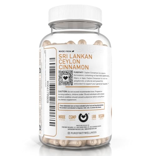 Ceylon Cinnamon capsules ingredients panel