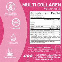 Biotin and Hyaluronic Acid graphic illustrating ingredients