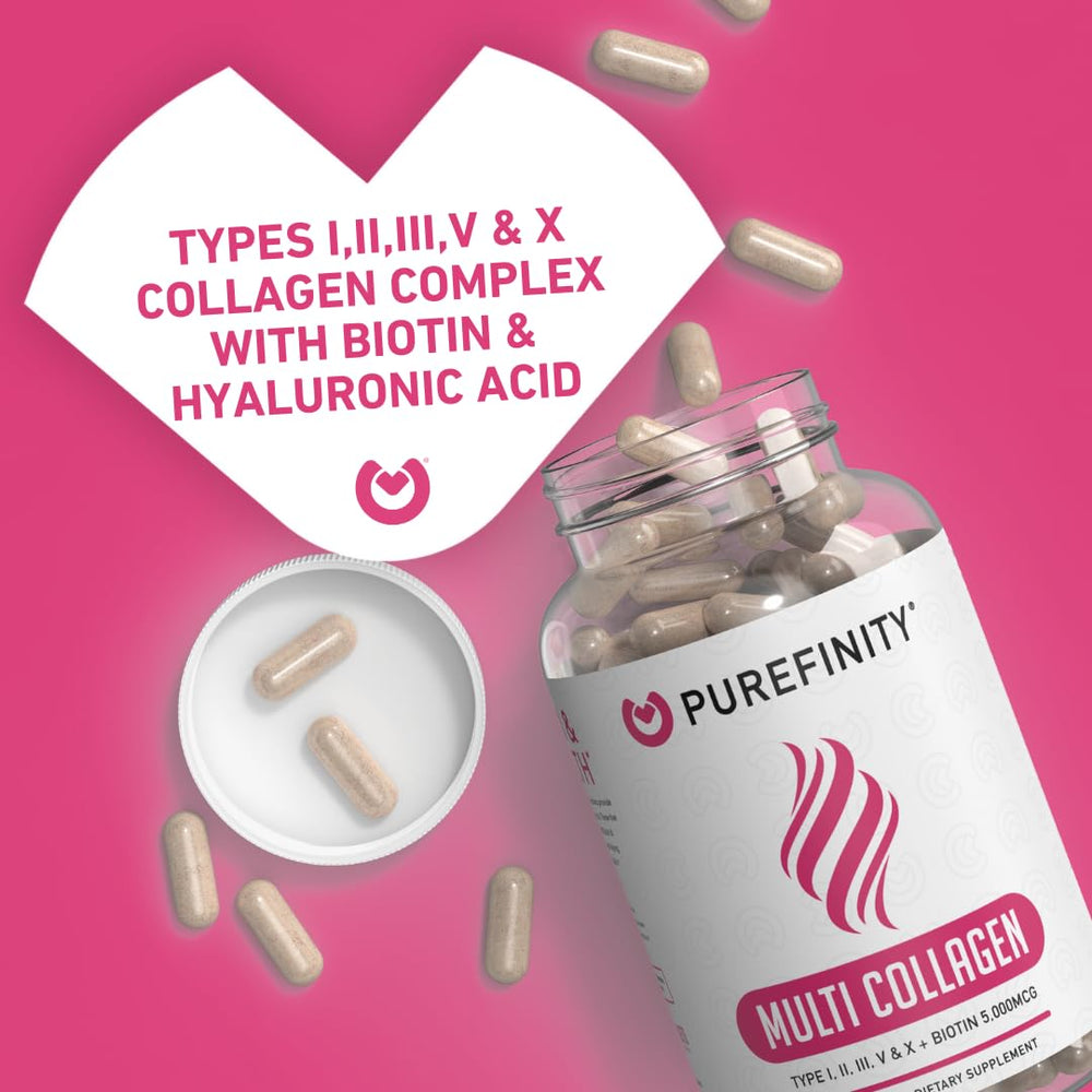 PUREFINITY Collagen Peptides for Women 1 month supply packaging