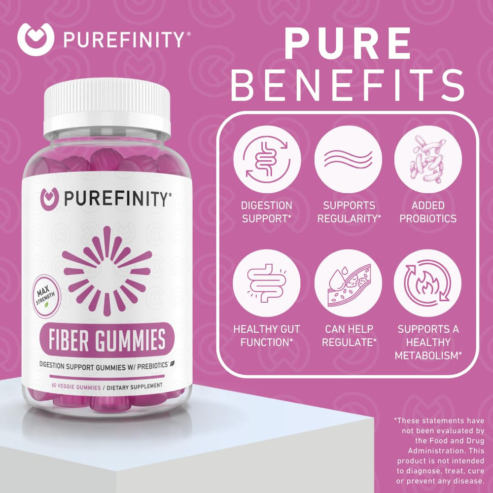 Two pack bundle of PUREFINITY Fiber Gummies
