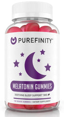 Box front of PUREFINITY Melatonin Gummies for Kids Berry 120 Count