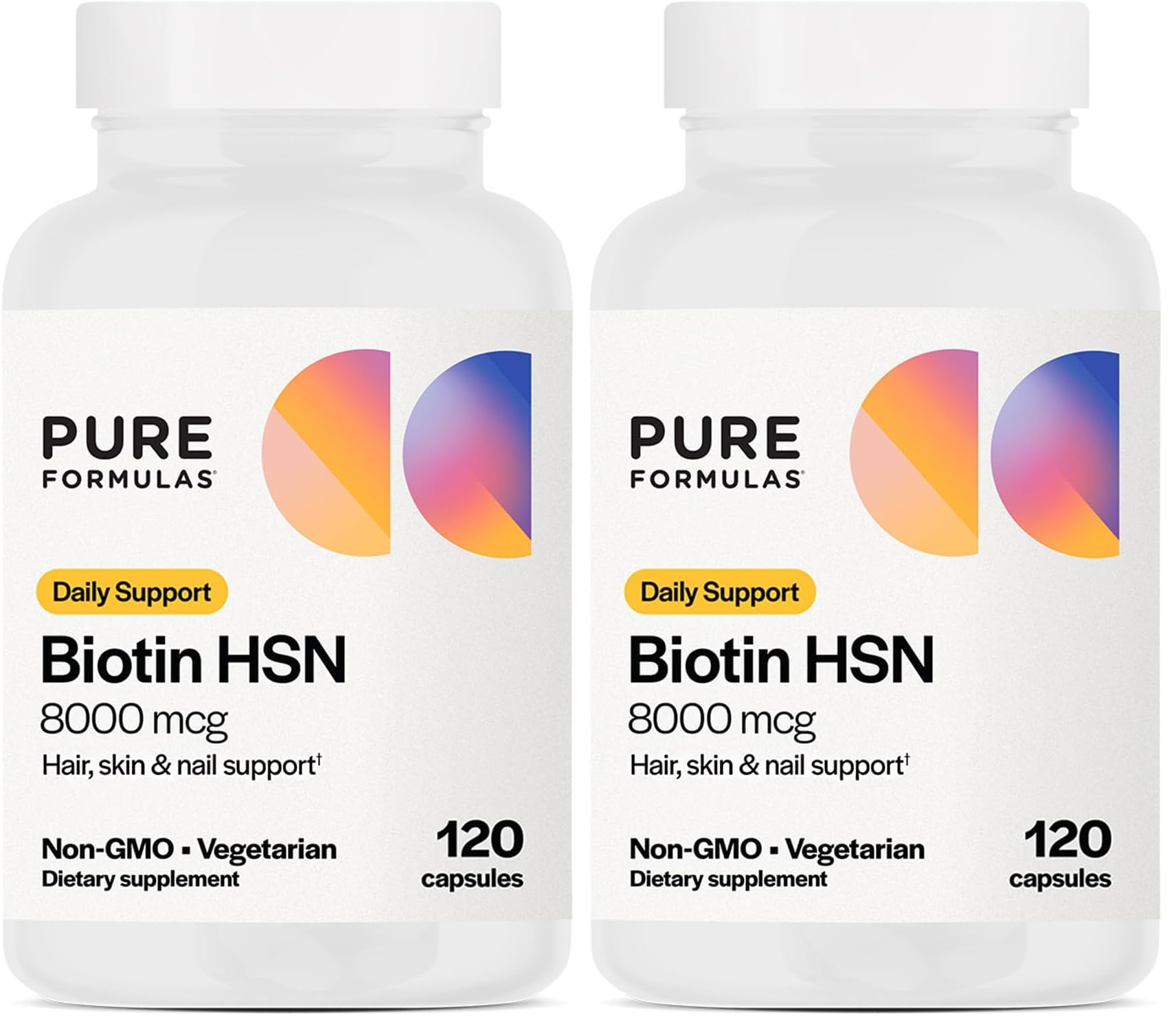 PureFormulas Biotin 8000 mcg bottle with label