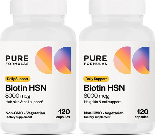 PureFormulas Biotin 8000 mcg bottle with label