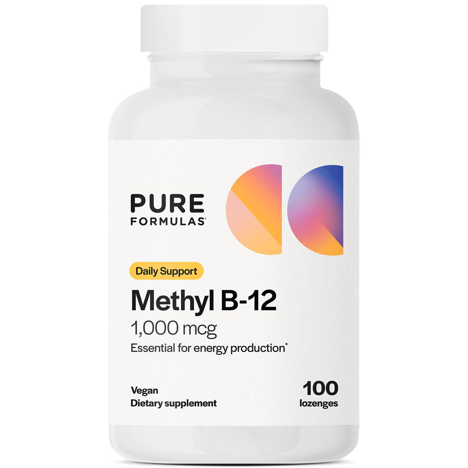PureFormulas Methyl B-12 1000 mg 100 Lozenges package