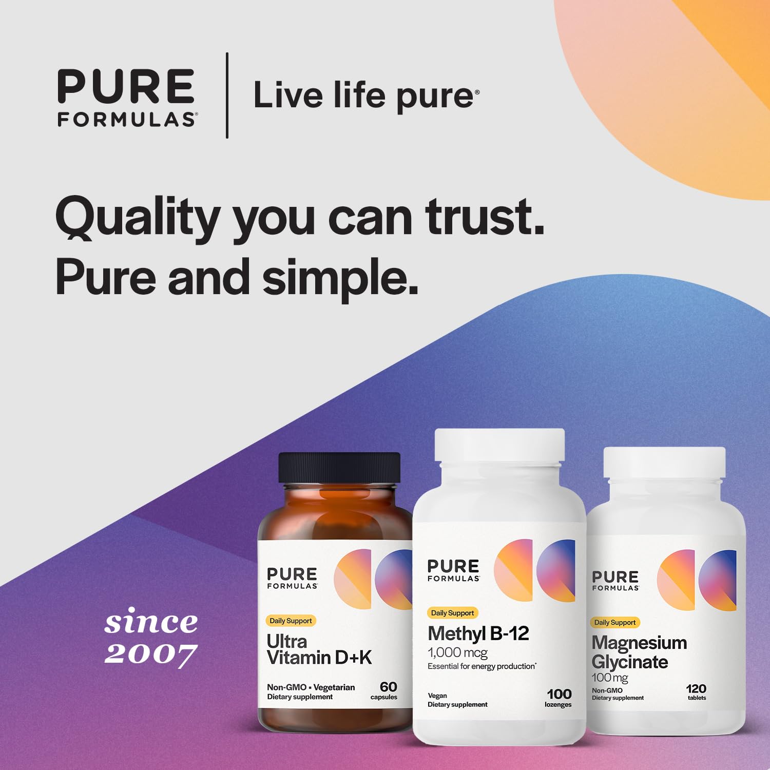 PureFormulas Methyl B-12 1000 mg 100 Lozenges packaging