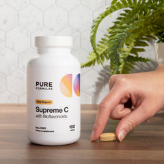 PureFormulas Supreme C packaging made in the USA