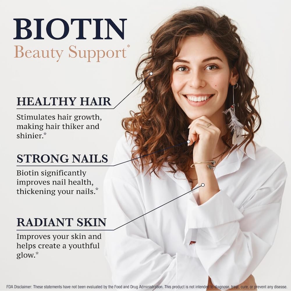 Puregen Labs Biotin bottle shown on packaging