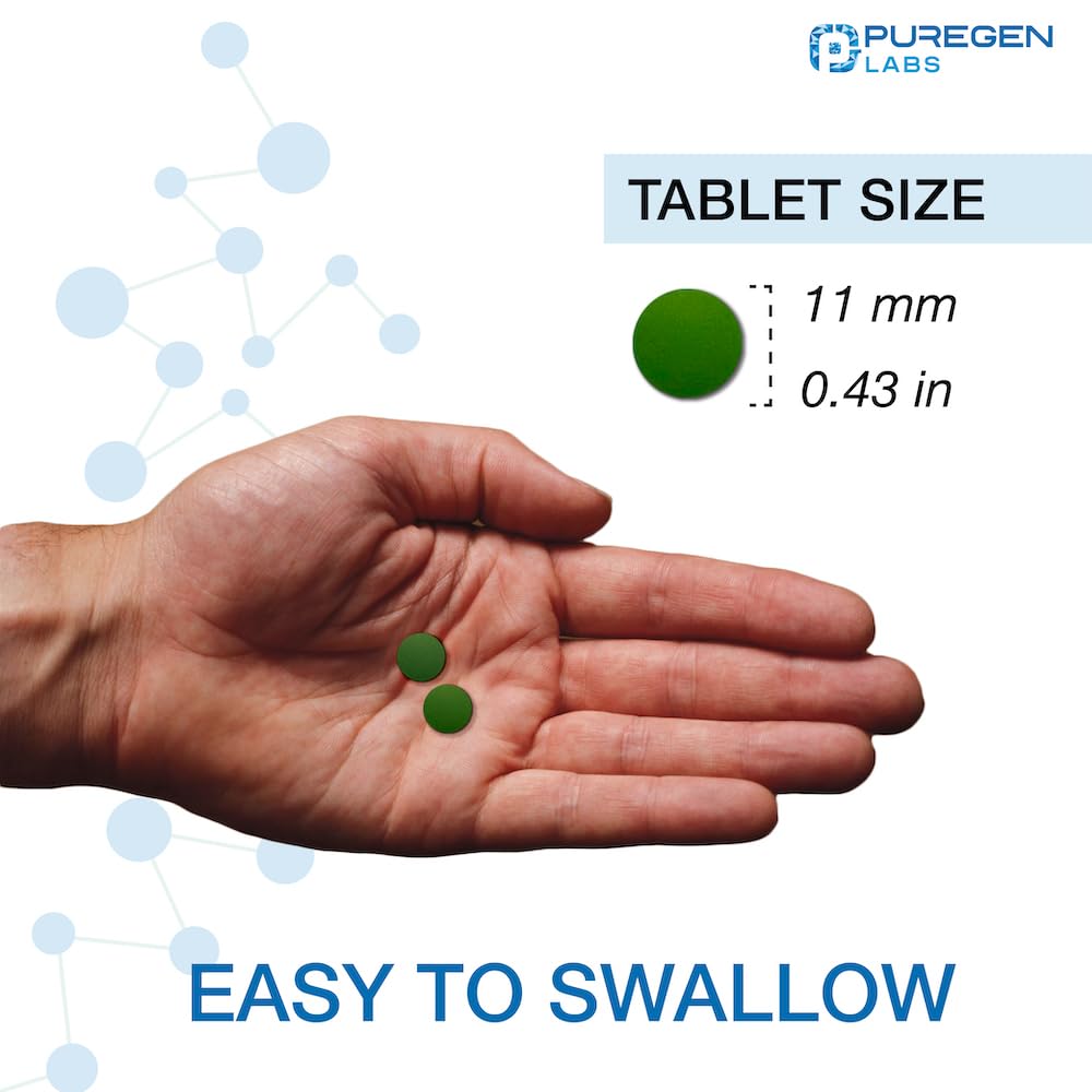 Puregen Labs 100-tablet bottle packaging with label