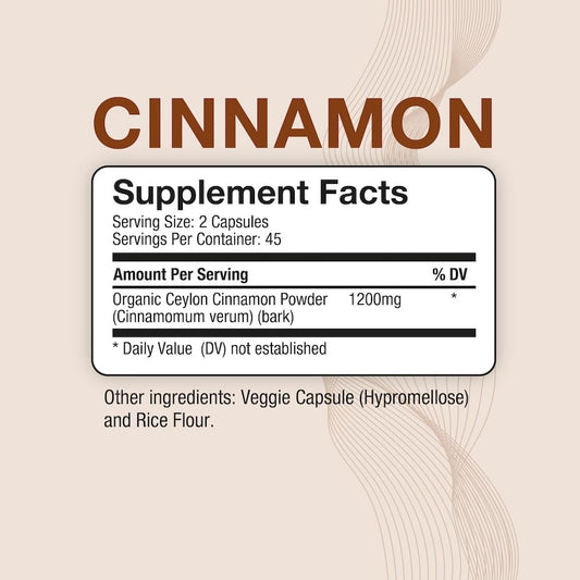Bottle front label highlighting 1200 mg per serving